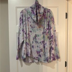 Yana K Portland Sweater Purple, Orange, Mint Green Tie Dye